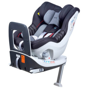 Scaun auto Rear Facing rotativ Tiago 0-18 kg negru KidsCare