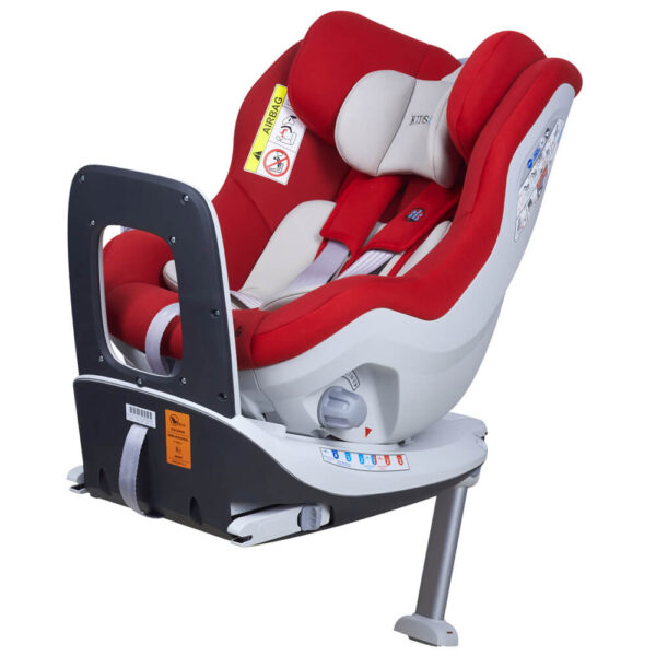 Scaun auto Rear Facing rotativ Tiago 0-18 kg rosu KidsCare