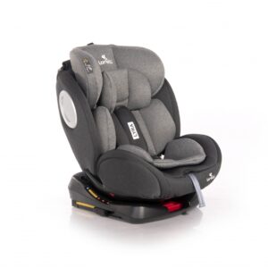 Scaun auto cu isofix Lyra rotativ 360 grade 0-36 kg Black  Grey