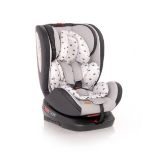 Scaun auto cu isofix Nebula rotativ 360 grade 0-36 kg grey crowns