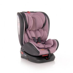 Scaun auto cu isofix Nebula rotativ 360 grade 0-36 kg pink