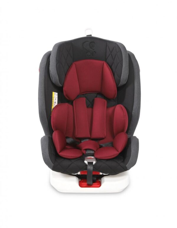 Scaun auto cu isofix rotativ 360 grade 0-36 Kg Roto Black Red