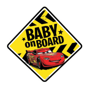 Semn de avertizare Baby on Board Cars Seven SV9610