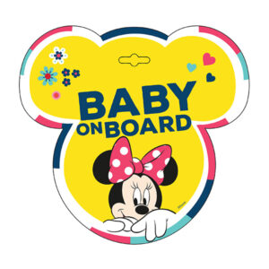 Semn de avertizare Baby on Board Minnie Seven SV9613