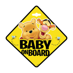 Semn de avertizare Baby on Board Winnie the Pooh Seven SV9625