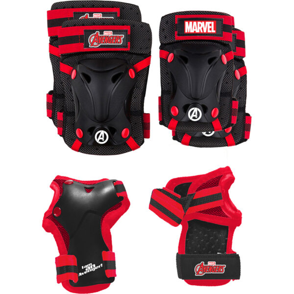 Set protectie Skate cotiere genunchiere si incheieturi Avengers Seven