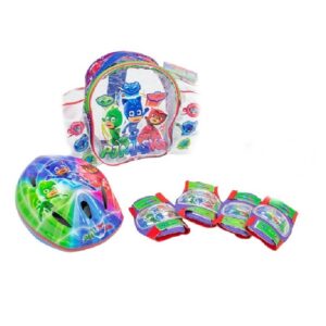 Set protectii Saica casca genuchiere si cotiere Eroi in Pijamale PJ Masks