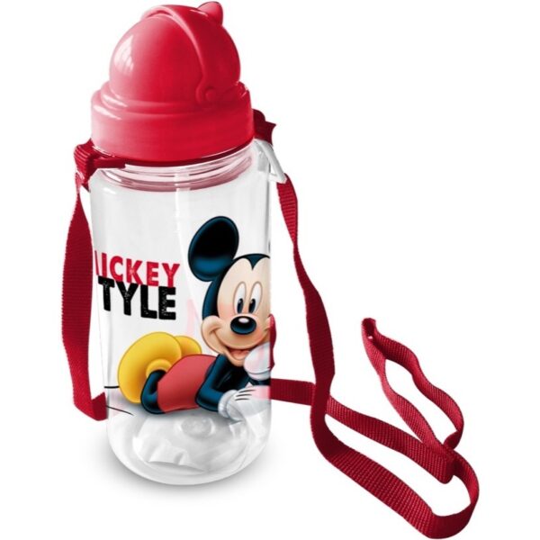 Sticla pentru copii Mickey cu pai 450 ml Star