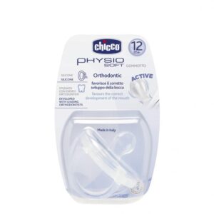 Suzeta Chicco silicon Physio monobloc forma ortodontica 12luni+