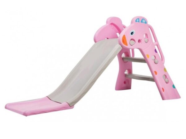 Tobogan Giraffe cu cos de baschet Pink