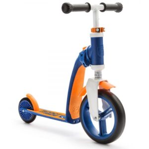 Trotineta copii transformabila 2 in 1 Scoot  Ride Highwaybaby+ albastruportocaliu