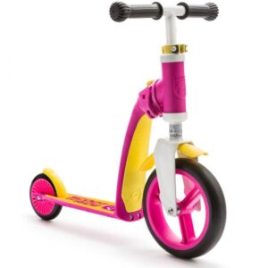 Trotineta copii transformabila 2 in 1 Scoot  Ride Highwaybaby+ rozgalben