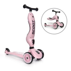 Trotineta copii transformabila 2 in 1 Scoot  Ride HighwayKick 1 Rose