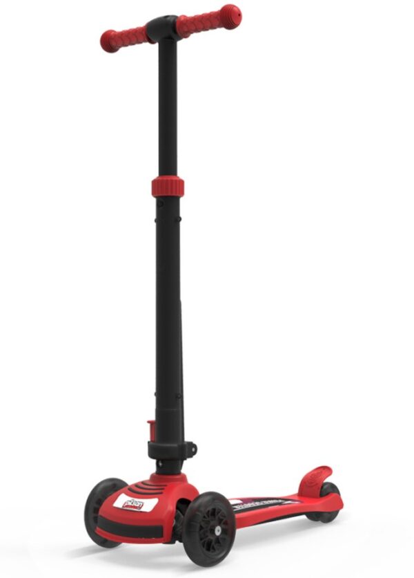 Trotineta pliabila cu lumini Power Scooter Rosu