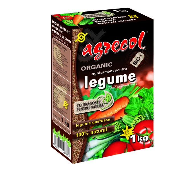 Ingrasamant organic Agrecol granule, pentru legume, 1 kg