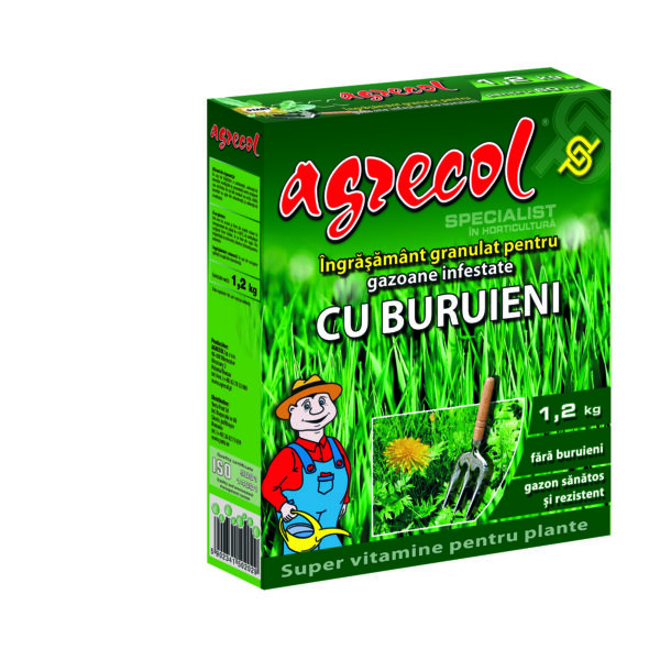 Ingrasamant Agrecol granule, pentru gazon, 1.2 kg