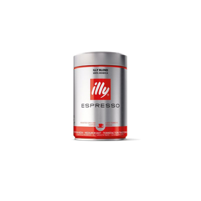 Cafea Illy Espresso Strong, 250gr./cutie Metalica - Macinata