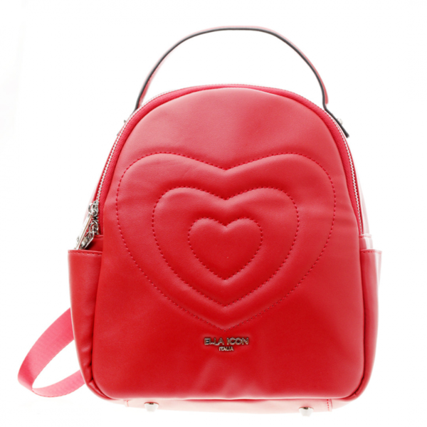 Ella Icon Rucsac De Dama Heart Rosu 24*27*11 Cm