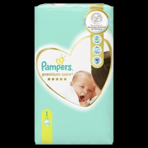 PAMPERS PREMIUM CARE NEWBORN 2-5KG 52 BUCATI MARIMEA 1