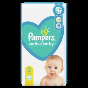 PAMPERS ACTIVE BABY 4-8KG 64 BUCATI MARIMEA 2