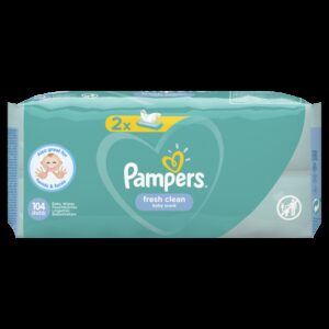 PAMPERS SERVETELE BABY FRESH CLEAN DUO PACK 2 52 BUCATI