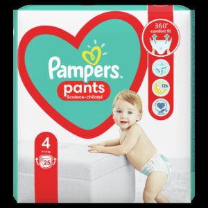 PAMPERS BABY PANTS 4 9-15KG 25 BUCATI