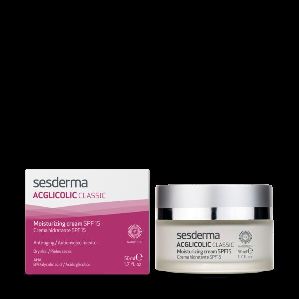 SESDERMA ACGLICOLIC CLASIC CREMA HIDRATANTA SPF15 50ML