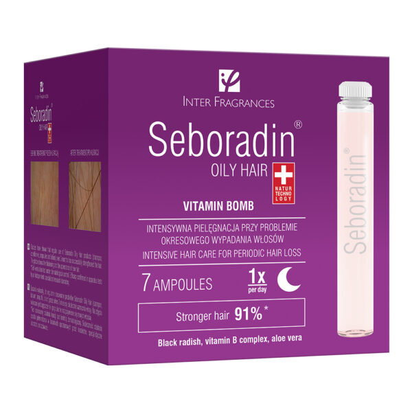 SEBORADIN OILY TRATAMENT PERIODIC CADEREA PARULUI 5.5ML X 7 FL