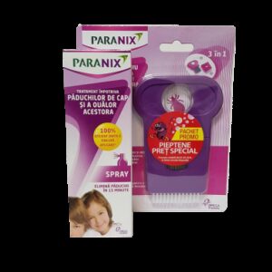 PARANIX PROMO SPRAY CONTRA PADUCHILOR 100ML + PIEPTENE CADOU