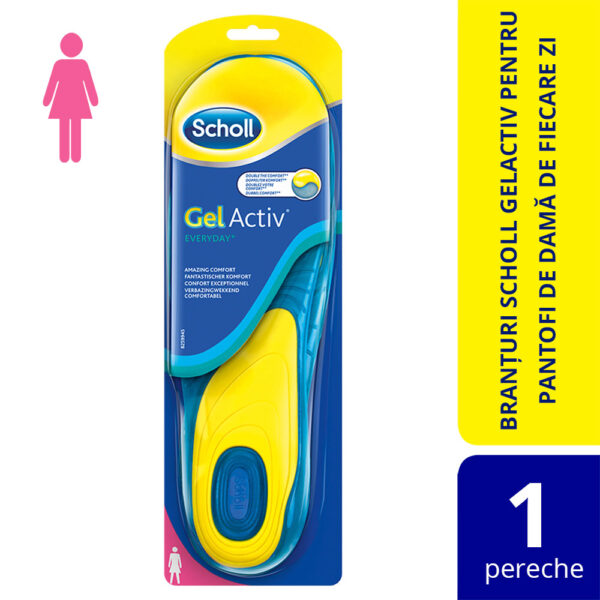 SCHOLL GELACTIV INSOLES BRANTURI EVERY DAY PENTRU FEMEI