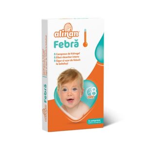 ALINAN FEBRA COMPRESE CU HIDROGEL 4 BUC