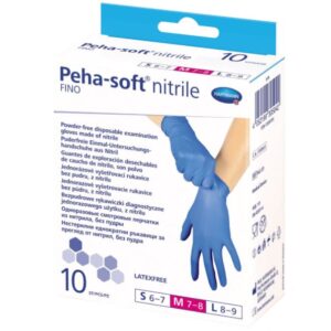 HARTMANN PEHA-SOFT MANUSI EXAMINARE NITRIL FINO NEPUDRATE MARIME M 10BUC