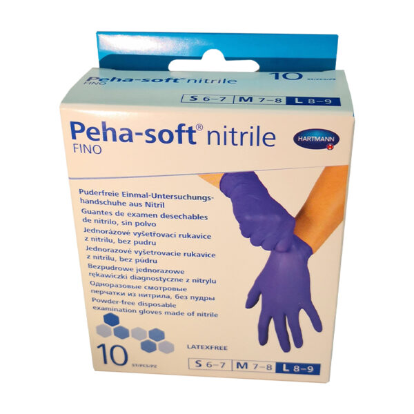 HARTMANN PEHA-SOFT MANUSI EXAMINARE NITRIL FINO NEPUDRATE MARIME L 10BUC