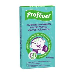 PROFEVER COMPRESE CU HIDROGEL 4BUC (2PLICURI + 2COMPRESE)