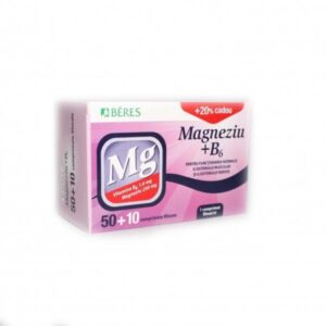 BERES MAGNESIUM + B6 50+10 COMPRIMATE FILMATE