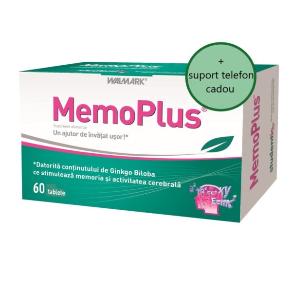 MEMO PLUS 60 TABLETE + SUPORT TELEFON CADOU