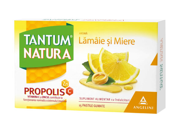 TANTUM NATURA LAMAIE SI MIERE 15 PASTILE