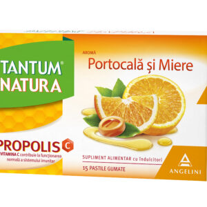 TANTUM NATURA PORTOCALA SI MIERE 15 PASTILE