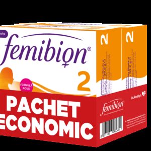 FEMIBION 2 SARCINA SANATOASA 30 COMPRIMATE FILMATE + 30 CAPSULE PACK X 2BUC