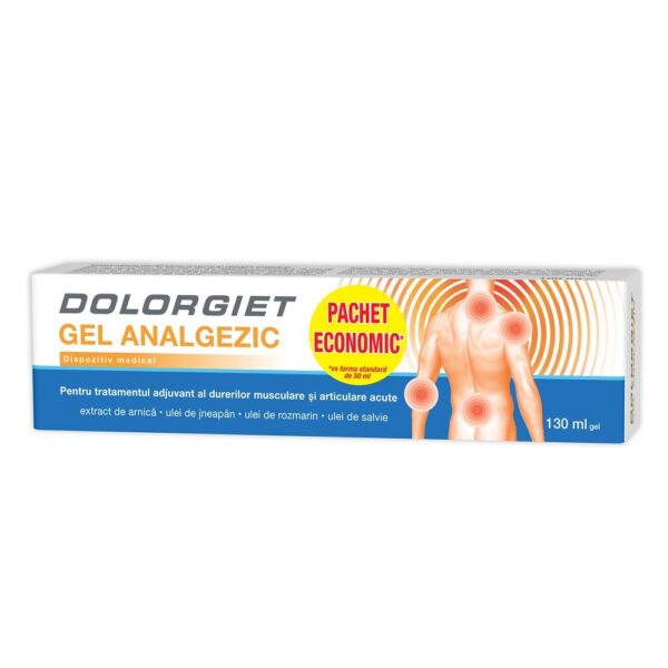 ZDROVIT DOLORGIET GEL ANALGEZIC 130ML