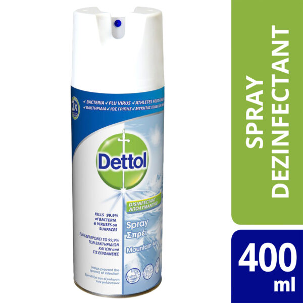 DETTOL SPRAY DEZINFECTANT MOUNTAIN AIR 400ML