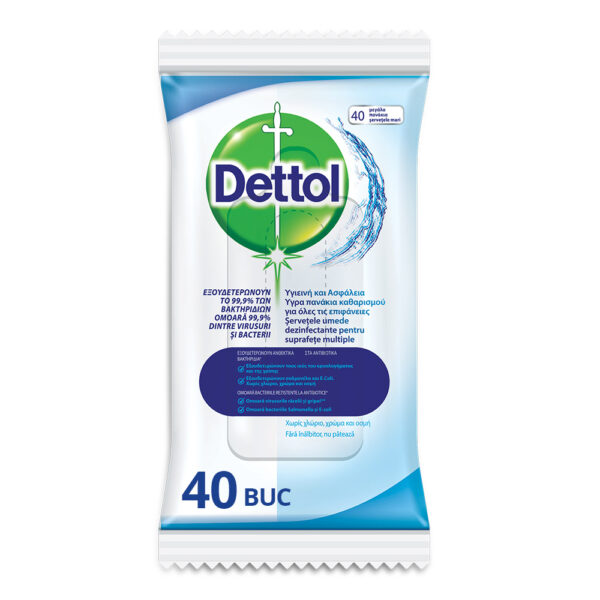 DETTOL SERVETELE UMEDE 40BUC