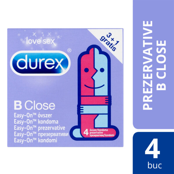 DUREX BE CLOSE PREZERVATIV 4BUC