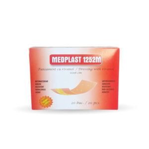 MEDPLAST PLASTURE CU RIVANOL 10X6CM X 20BUC