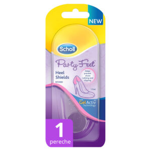 SCHOLL PARTY FEET HEEL SHIELDS DIN GEL TRANSPARENT