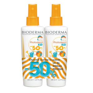 BIODERMA PHOTODERM KID SPRAY SPF50+ 200ML 1+1 50% REDUCERE LA AL-2-LEA PRODUS