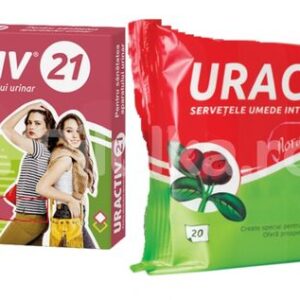 URACTIV X 21CPS + SERVETELE UMEDE CADOU