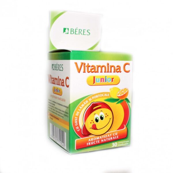 BERES VITAMINA C JUNIOR 30 COMPRIMATE MASTICABILE