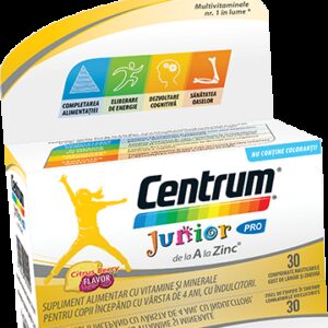 CENTRUM JUNIOR PRO 30 COMPRIMATE MASTICABILE