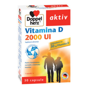 DOPPELHERZ AKTIV VITAMINA D 2000UI 30 COMPRIMATE